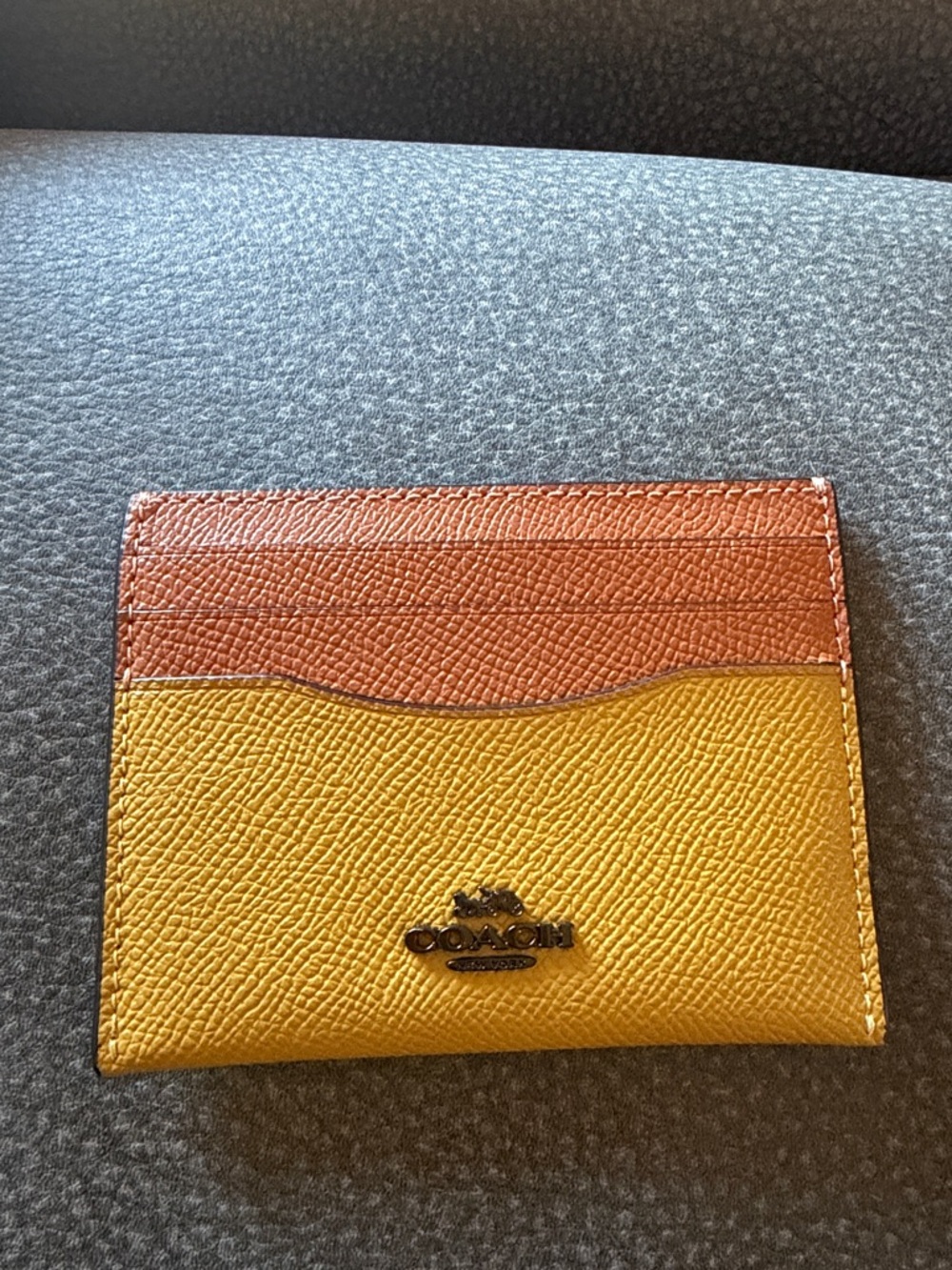 Coach Card Case In Colorblock - Picture 2 of 3